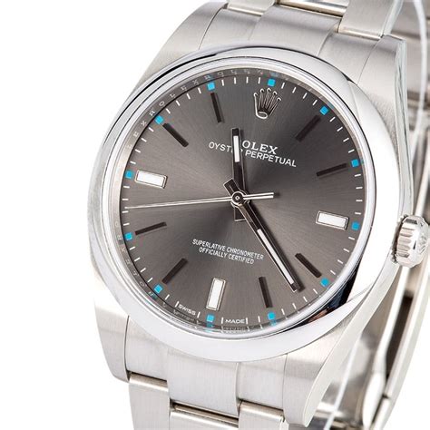 rolex oyster perpetual dark rhodium replica